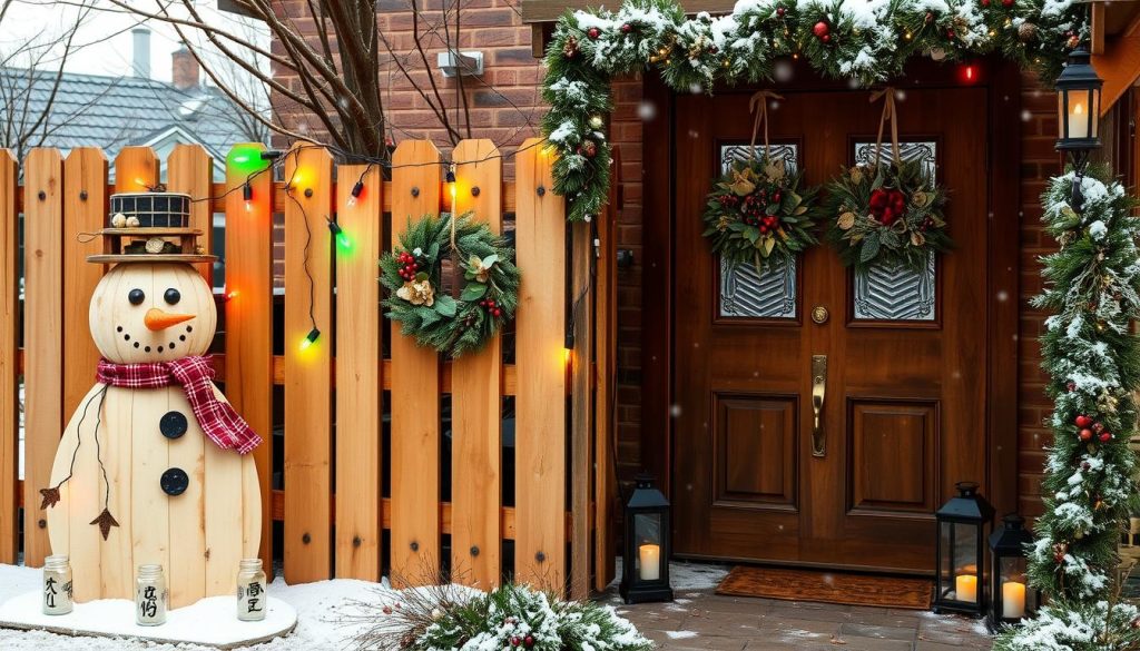 DIY outdoor holiday decorations