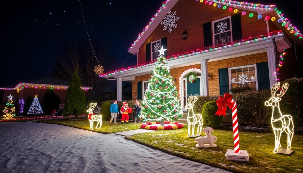 christmas yard displays