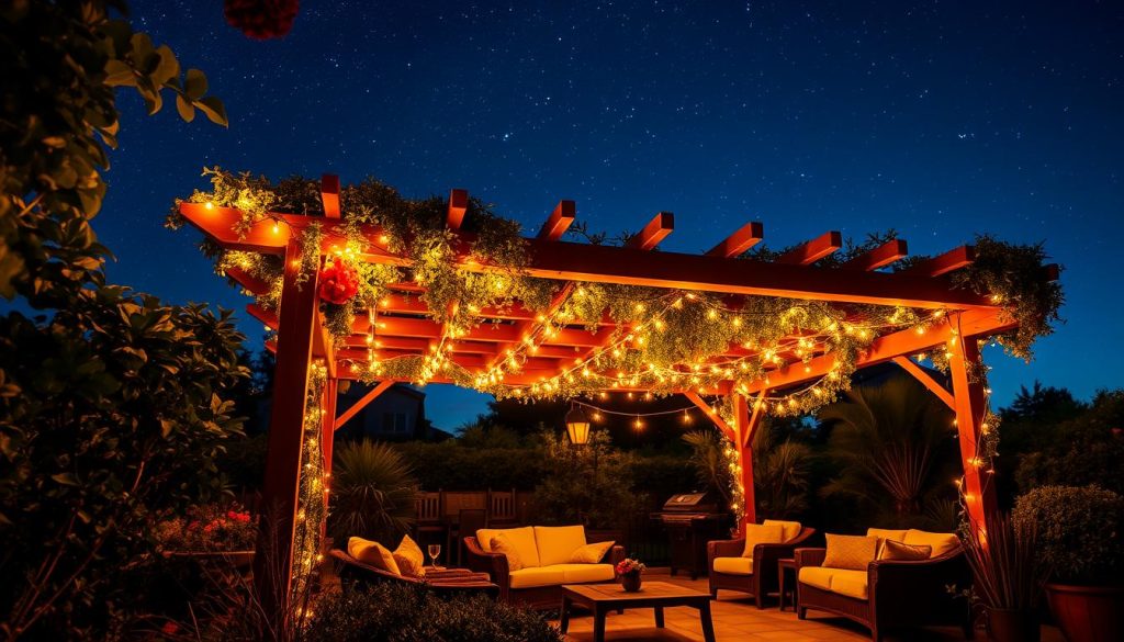 pergola lighting